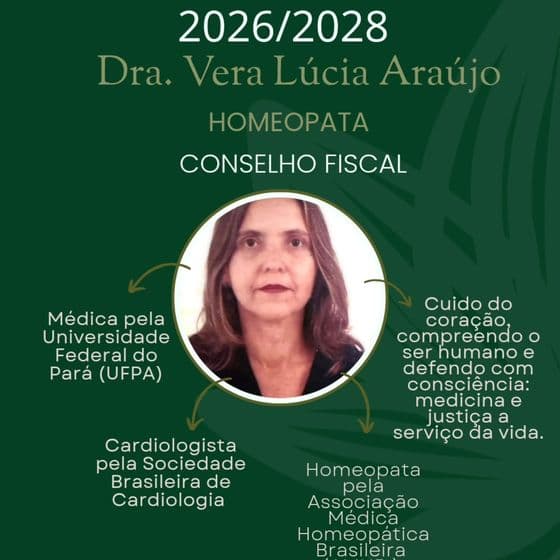 Dra. Vera Lúcia Araújo, conselho fiscal da AMPH